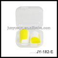 high quality foam anti-noise double color bullet good price travelling kit wholesale case ear defenders/earplug